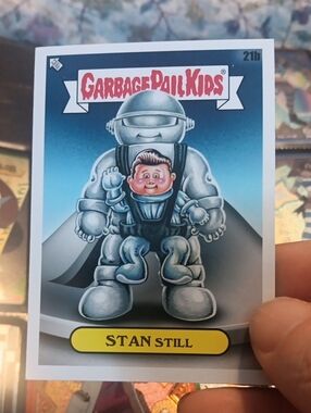 Garbage Pail Kids 'Stan Still' Collectible Card - Blue